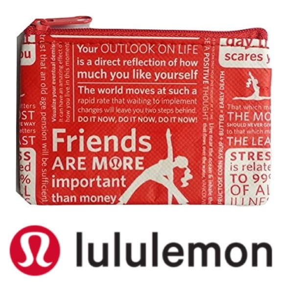 lululemon athletica Handbags - Lululemon Manifesto Zipper Pouch Coin Purse or ID card holder